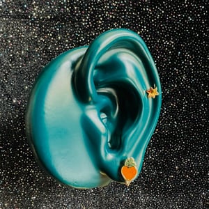Dirigibble Plum Earring Pair