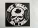 Image of Red Balls On Fire VINTAGE collectible 4" Sticker London, Hollywood, Melrose 80s