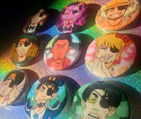 Image 1 of Majima Everywhere - Yakuza - Pin-back Buttons