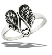 Image 3 of Angel Wings w/Heart