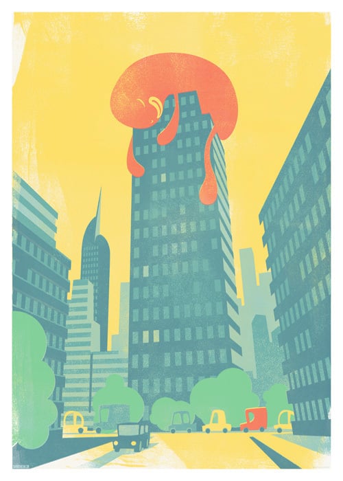 Image of Towerblock 50x70cm