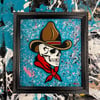 Cowboy Skull- Glass Painting