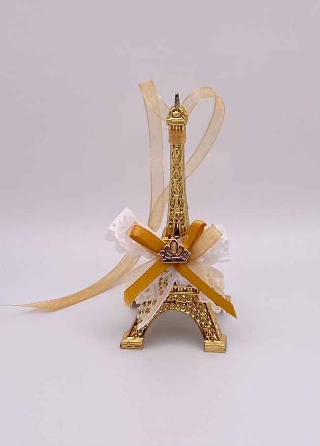 Bow Decor Eiffel Tower Ornaments