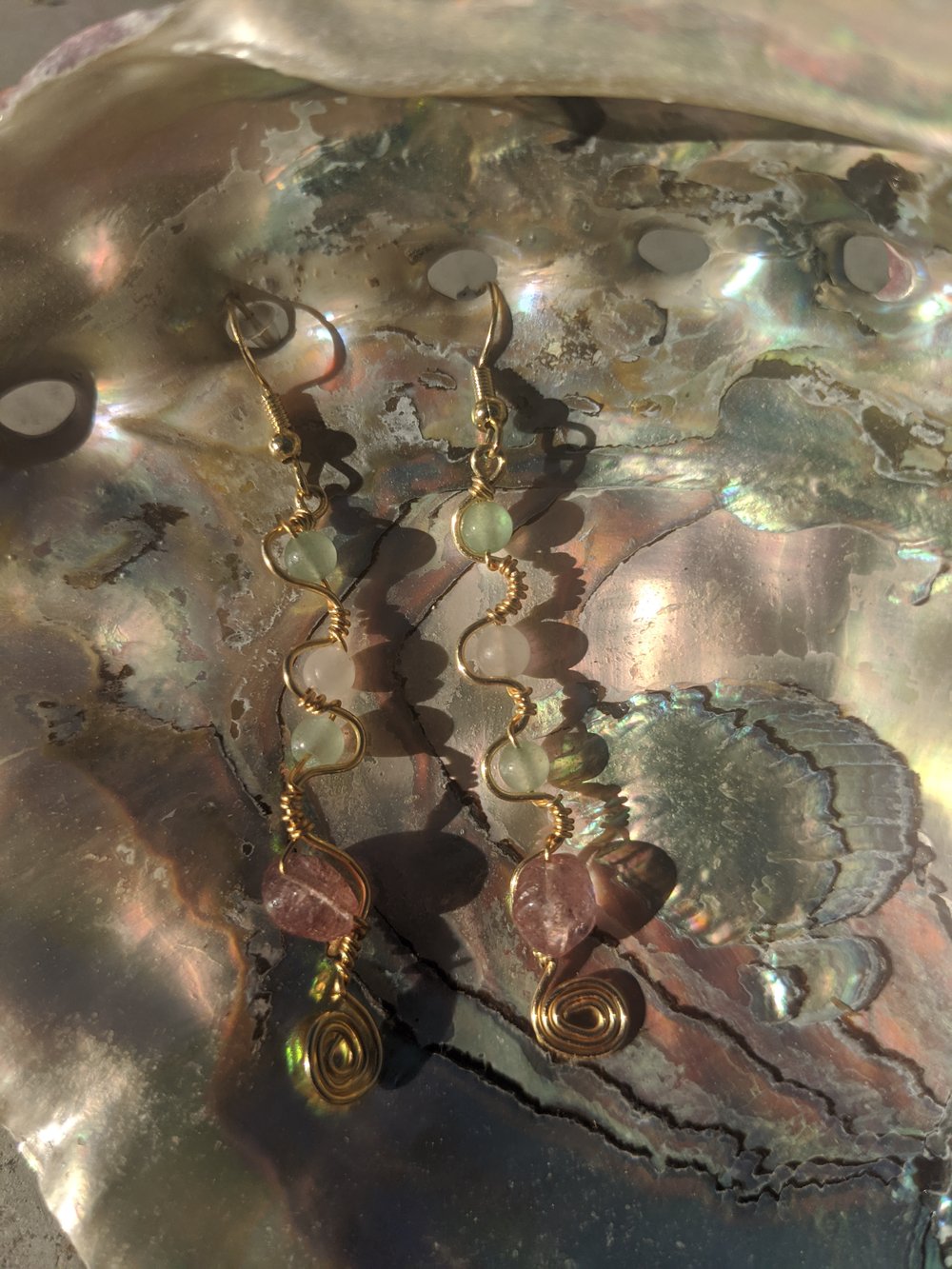 Image of Abalone Earrings