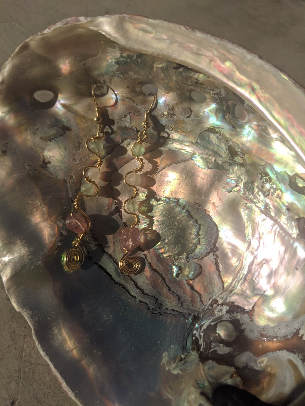 Image of Abalone Earrings