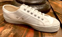 Image 4 of VEGANCRAFT white canvas lo top sneaker shoes made in Slovakia 