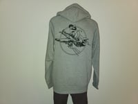 Image 1 of Sykotic Airlines Zip Hood (Grey / Black)