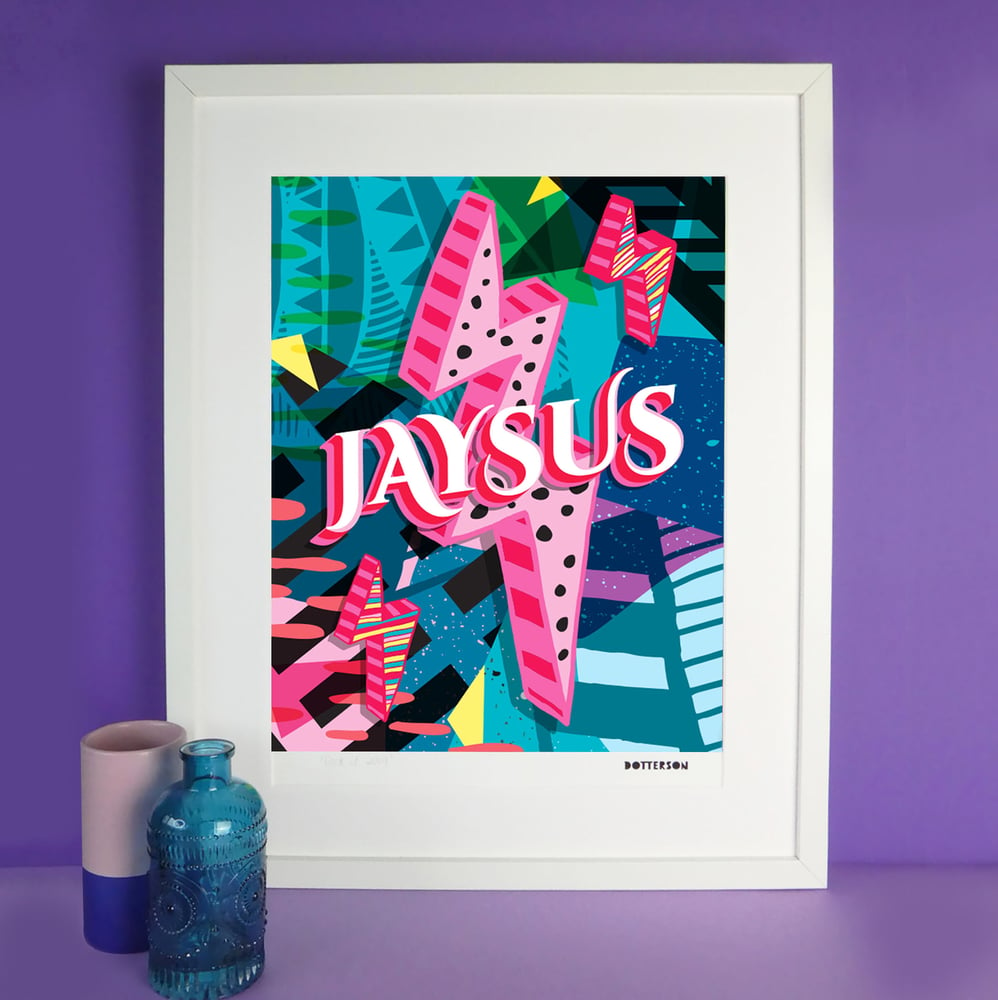 Image of 'Jaysus' A3 Print