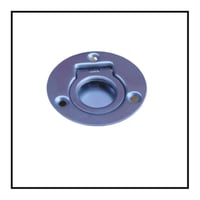 Image 1 of Flush Ring Finger Pull Handle (Round) Cabinet Recessed Handle Stainless 55mmdia, Finger Pull Handle