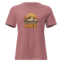 Image 4 of Women's Relaxed T-Shirt, Great Day to Hike, Hiking tee