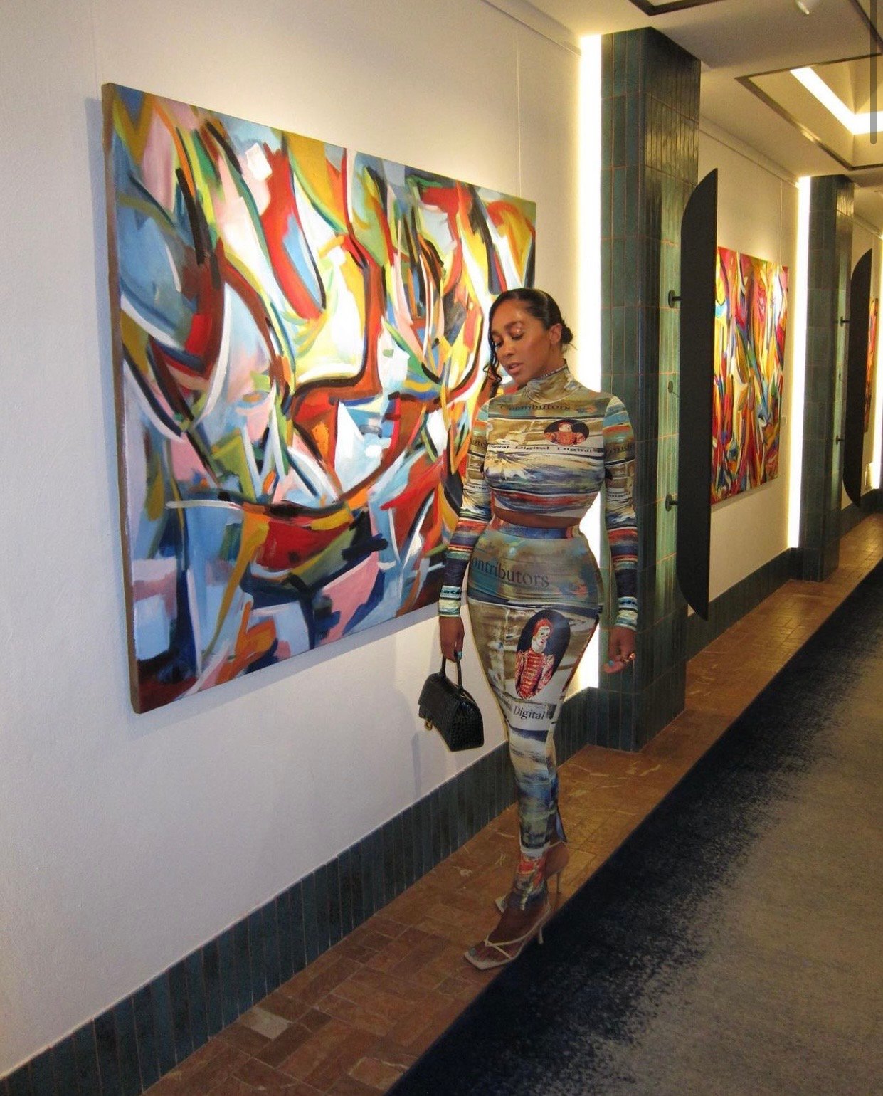 Image of MULTI-TONE PRINTED 2-PIECE SET (SMALL)