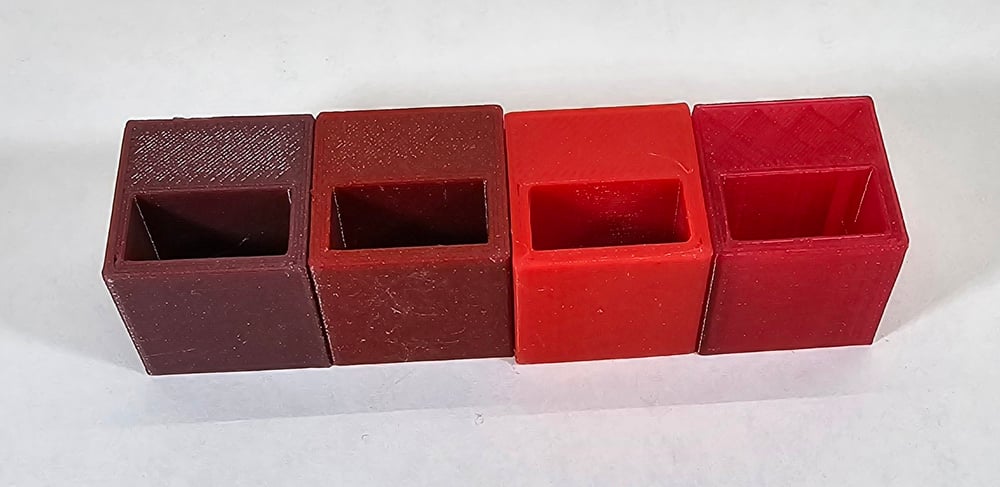 3d Printing Colors Available