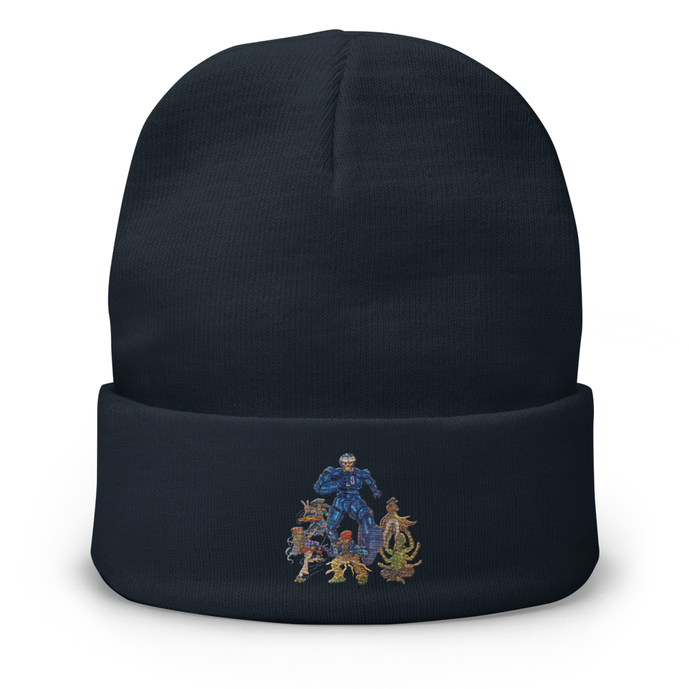 "KNOW THYSELF" SLO Embroidered Beanie [ART ILLUSTRATED BY GREGORY HAWKINS]