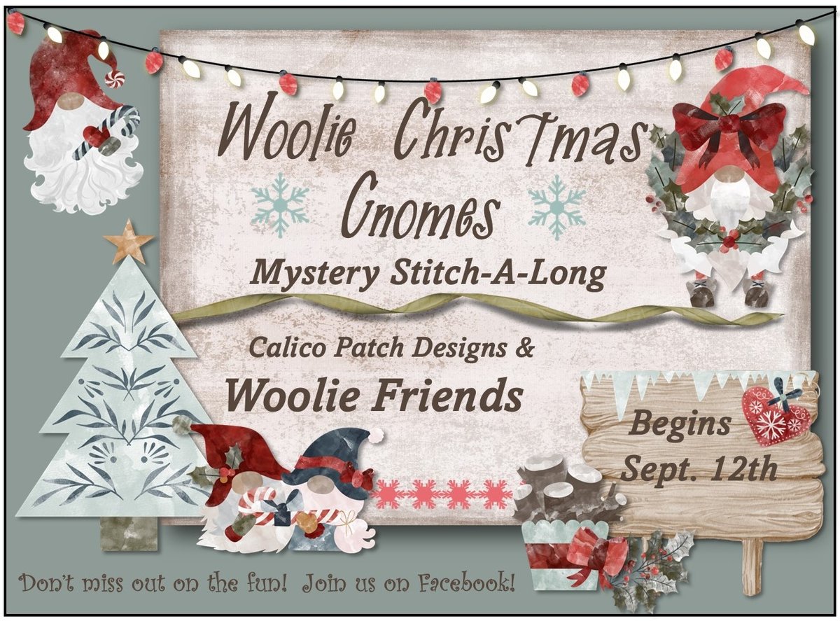 Woolie Christmas Gnomes Pattern Pre Sale