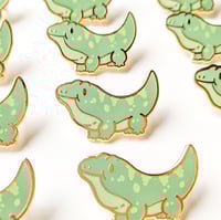 Image 2 of Leachie - Tiny Reptile Enamel Pins