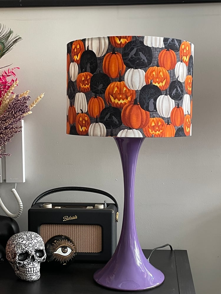 Image of Midnight Magic Large Pumpkins Black Multi shade 30cm