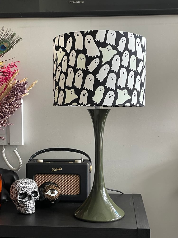 Image of Glow In The Dark Ghost Tales Large Black Shade 30cm