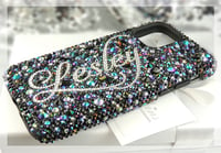 Image 1 of Black Rainbow Jewel Fully Covered Case. Limited Edition