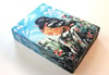 Oriole Dreams - bird painting on wood panel