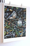 Print of Rose and Margaret, Visiting.