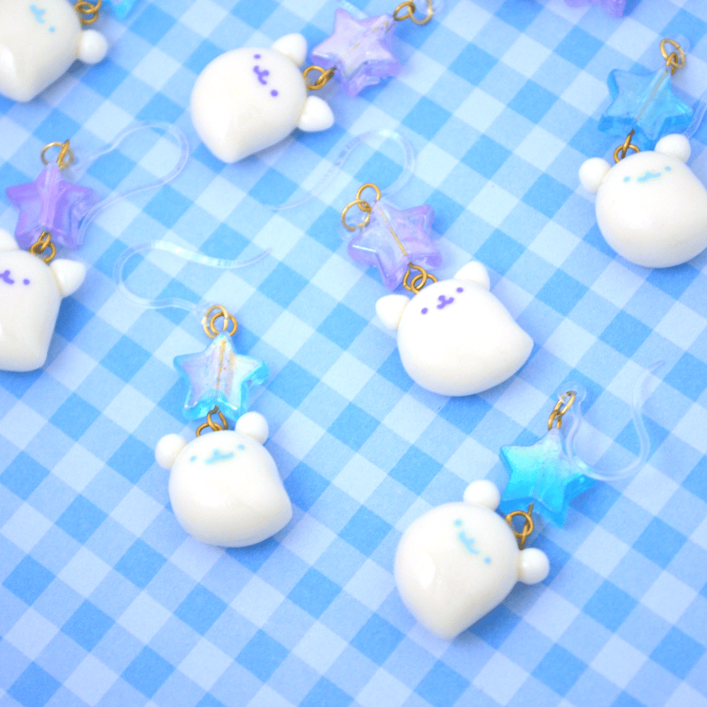 Ghost Animal Earrings
