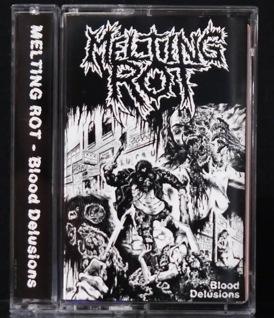 Image of Melting Rot - Blood Delusions Cassette (EU)