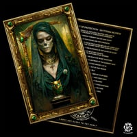 GREEN - SANTA MUERTE PRAYERCARD