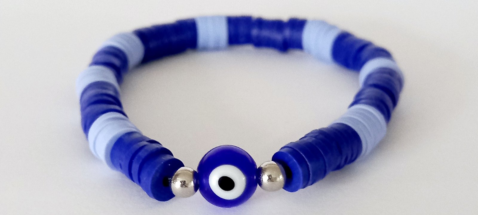 Turquoise Glass Bead Evil Eye Bracelets- Order Wholesale
