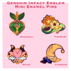 [LAST CHANCE] Genshin Impact Emblem Mini Enamel Pins Vol 5