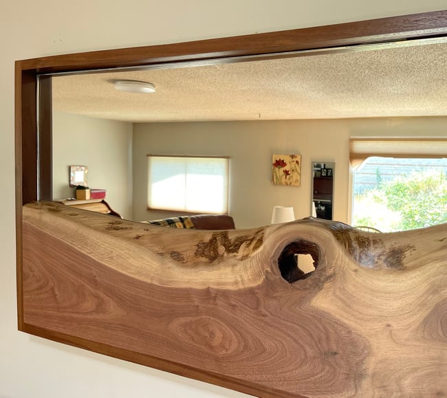 Walnut Mirror