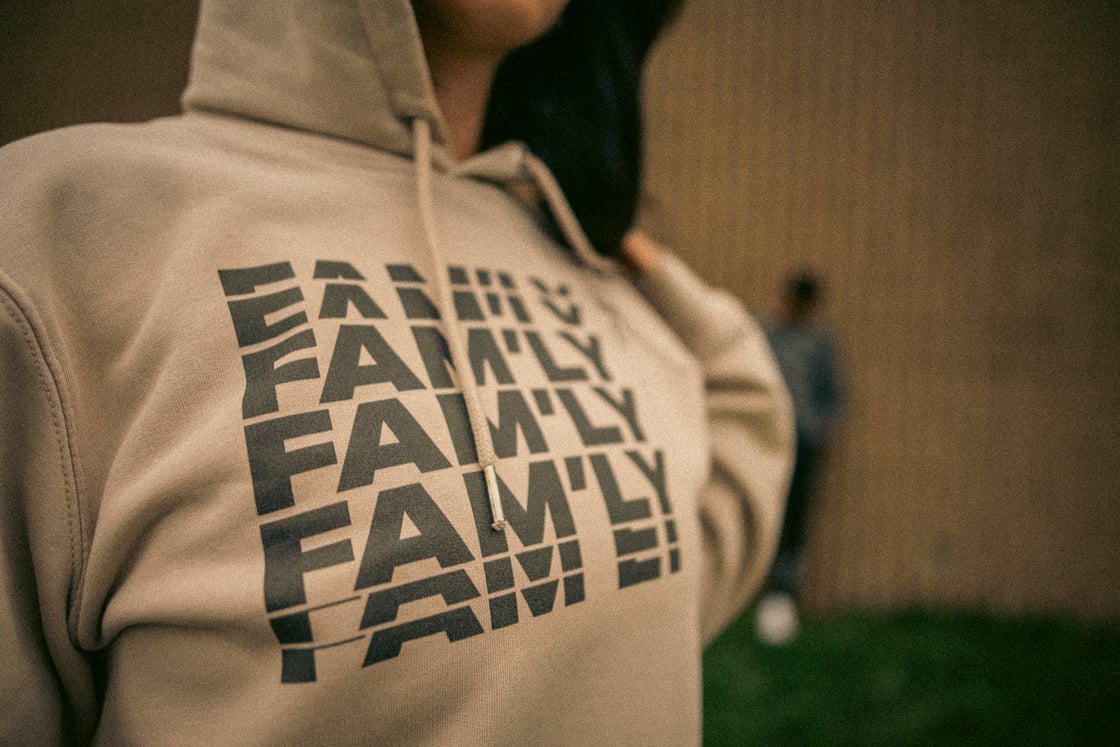 Image of Fam'ly Repeat eco hoodie