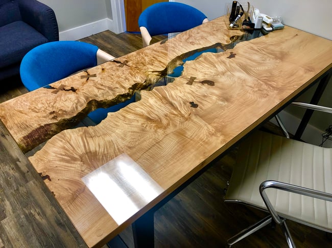 Big Leaf Maple Desk