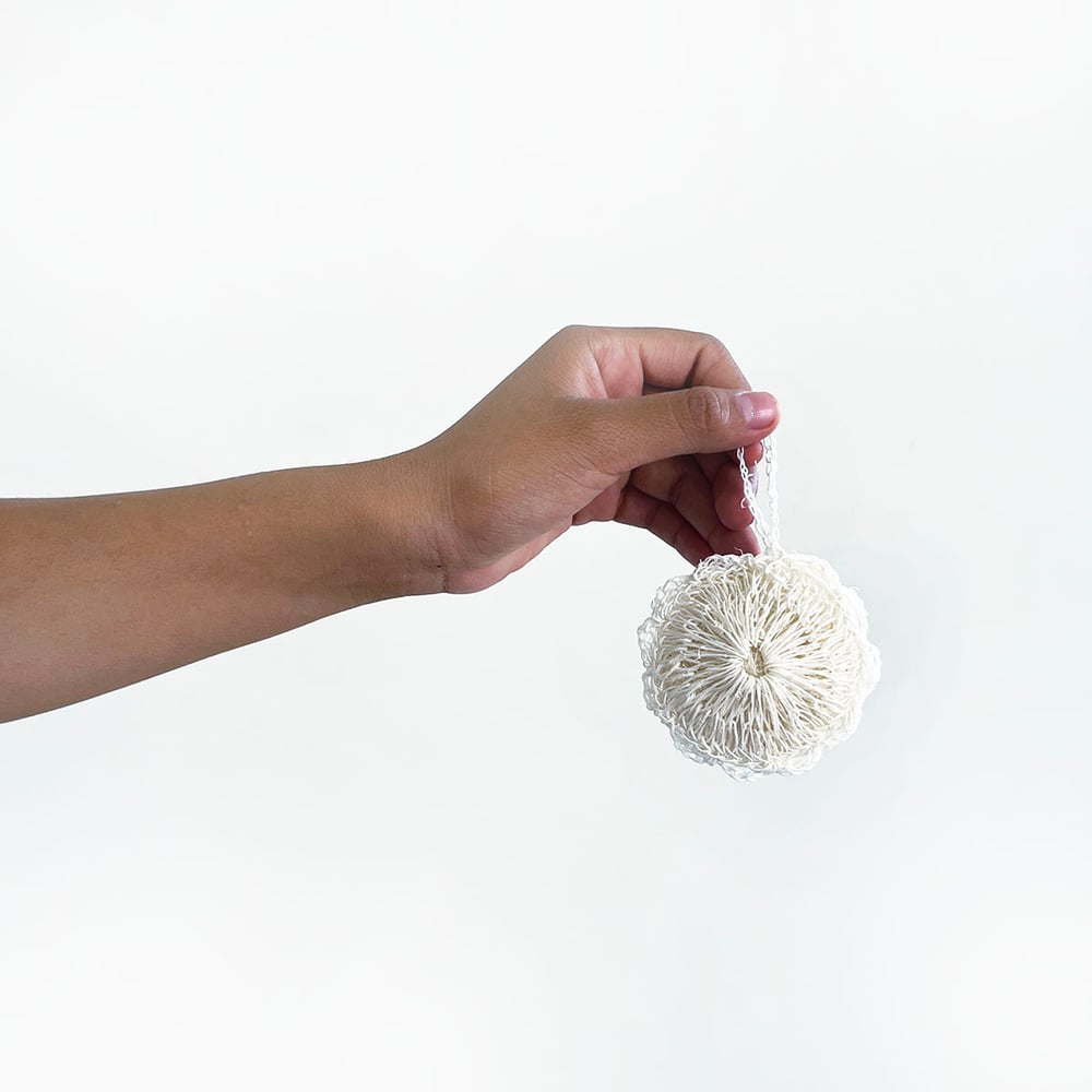 Image of Crocheted Agave Exfoliating Face Sponge