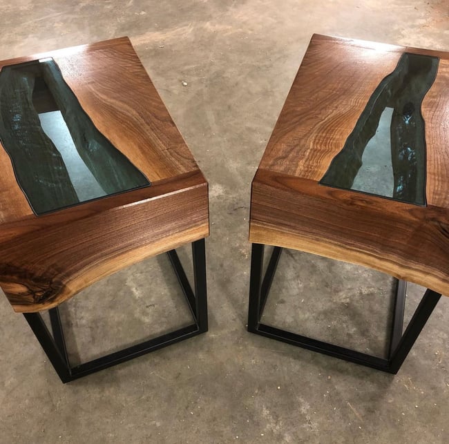 Walnut River End Tables