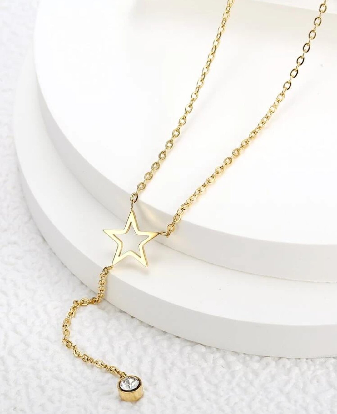 Image of Star Y Lariat Necklace