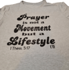 Prayer Lifestyle Tshirt (ladies)