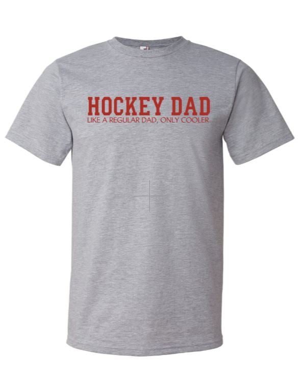 Image of Hockey Dad Soft Unisex Short Sleeve Tee 