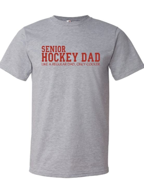 Image of Senior Hockey Dad Soft Unisex Short Sleeve Tee 