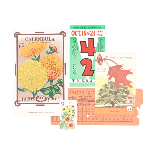 Image of Fall Foliage Ephemera Collection 