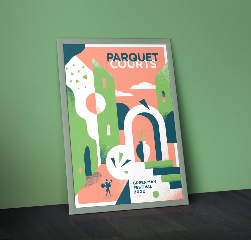 Image of Parquet Courts - A2 silkscreen concert poster