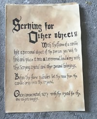 Image 2 of Scrying for other objects- Charmed book of shadows page 