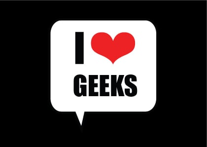 I LOVE GEEKS — I Love Geeks Postcard