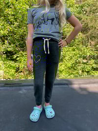 Image of Heart Joggers, Kids Sizes 8-14