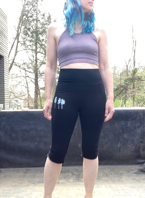 Image of Tiny Arbor Cropped Leggings