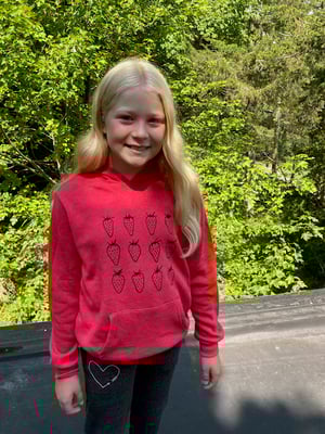 Image of Kids Strawberry Hoodie