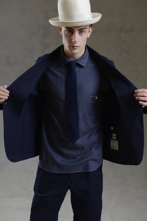 Image of CAPTAIN JACKET in Navy £299.00