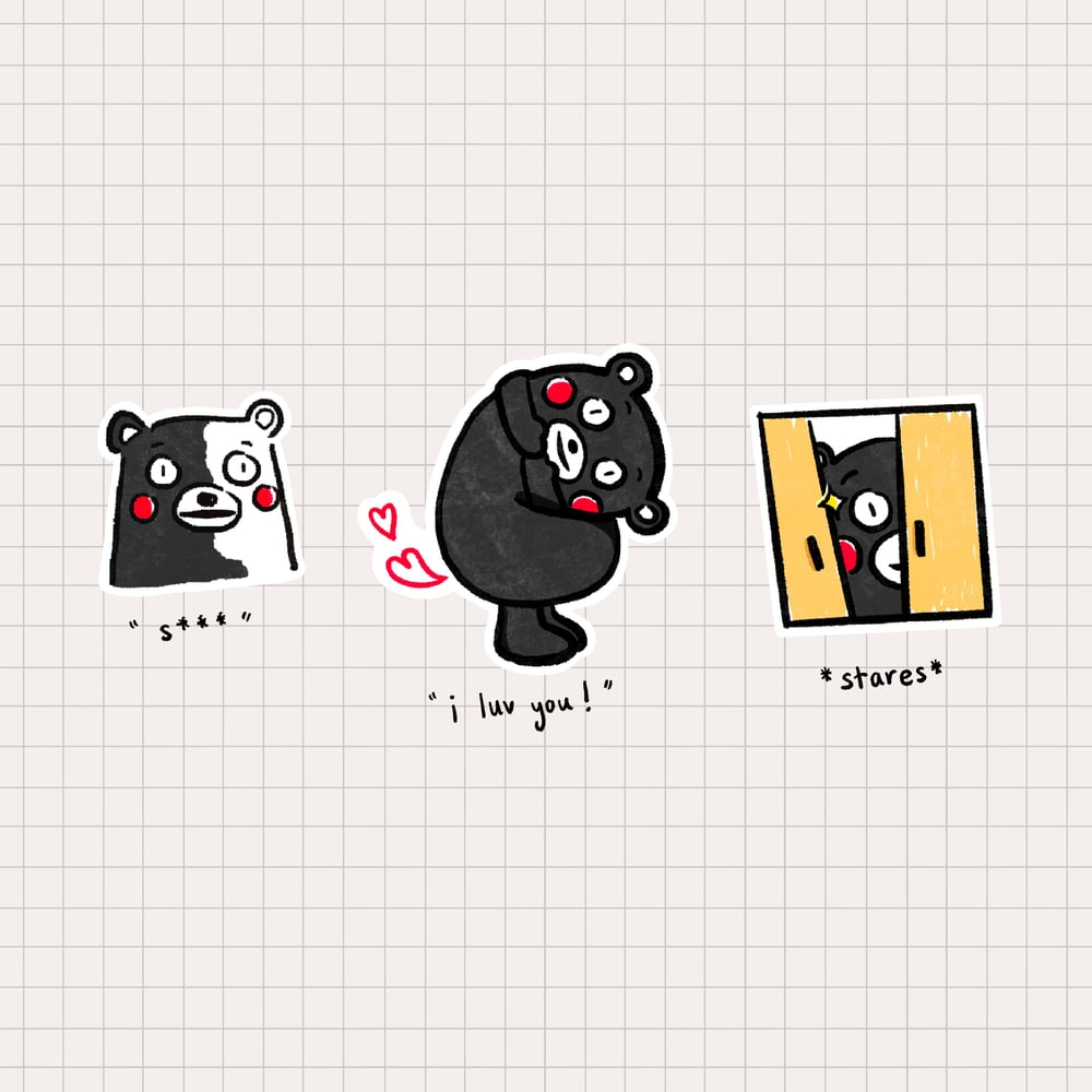 [Kumamon] Sticker Pack