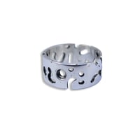 Image 1 of Sterling Silver Bacteria Ring