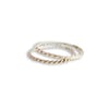 Braided Sterling Silver Stackable Ring