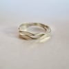 Sterling Silver Hammered Stackable Ring
